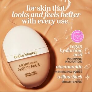 Polite Society More than a Pretty Face Foundation - Medium Neutral